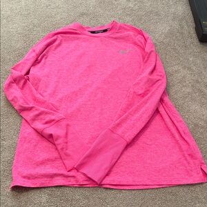Nike Pink Long Sleeve Top
